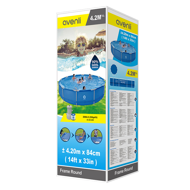 Piscina Cadru Metalic 427 Filtru H 84