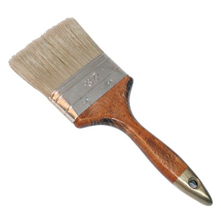 Pensula Par Natural cu Maner Lacuit 2.5