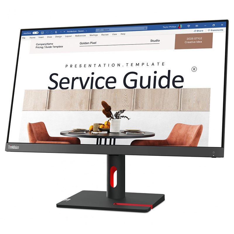 Monitor 24 Inch Fhd Ips Thinkvision S 24i-30 cu USB si Sunet Stereo