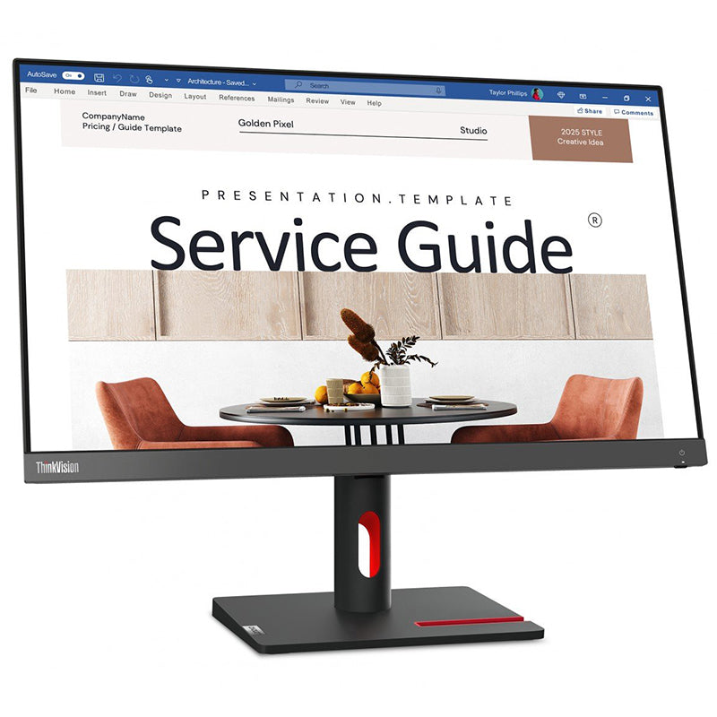 Monitor 24 Inch Fhd Ips Thinkvision S 24i-30 cu USB si Sunet Stereo