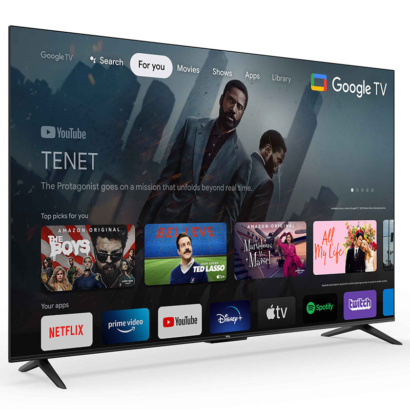 Smart Google TV Ultra HD 4K 65 Inch 165CM cu Bluetooth, Internet WiFi, USB si Telecomanda