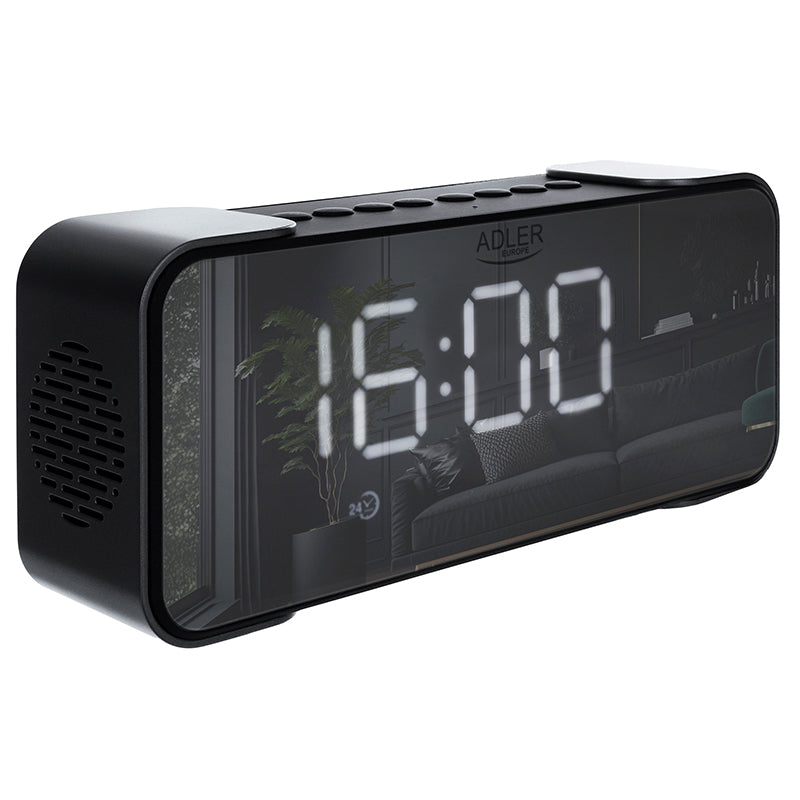 Radio cu ceas Adler AD 1190 cu Bluetooth, radio FM, alarma si baterie 1800 mAh