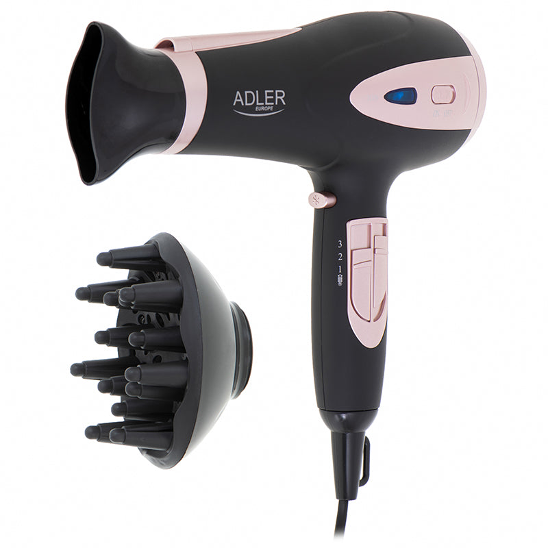 Uscator Par Ionizare Negru Adler AD 2248
