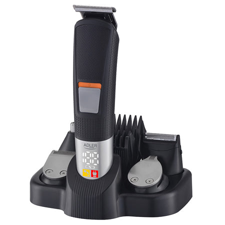 Set 5 in 1 Trimmer cu afisaj Adler AD 2943 cu afisaj LED, baterie reincarcabila si USB