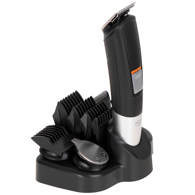 Set 5 in 1 Trimmer cu afisaj Adler AD 2943 cu afisaj LED, baterie reincarcabila si USB