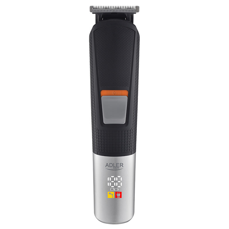 Set 5 in 1 Trimmer cu afisaj Adler AD 2943 cu afisaj LED, baterie reincarcabila si USB