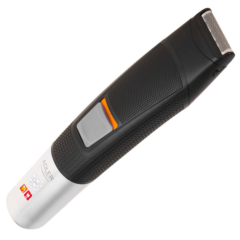 Set 5 in 1 Trimmer cu afisaj Adler AD 2943 cu afisaj LED, baterie reincarcabila si USB