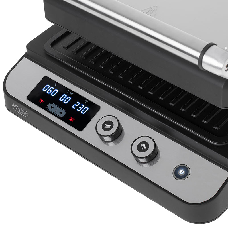 Grill Electric 2 in 1 Adler AD 3059 cu afisaj LED