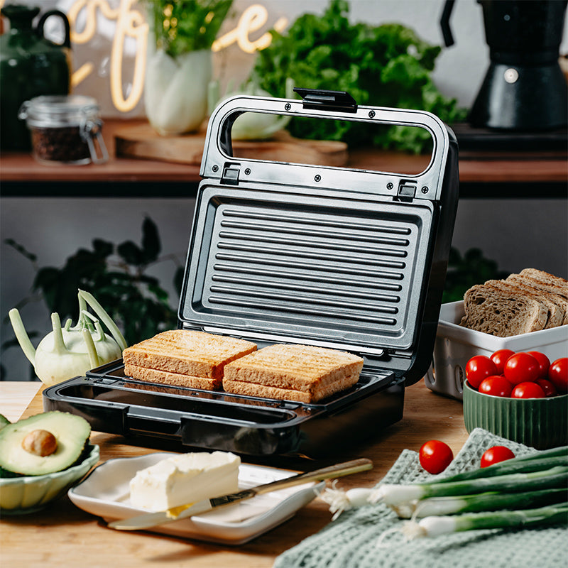Sandwich Maker 2 in 1 Negru Adler AD 3070
