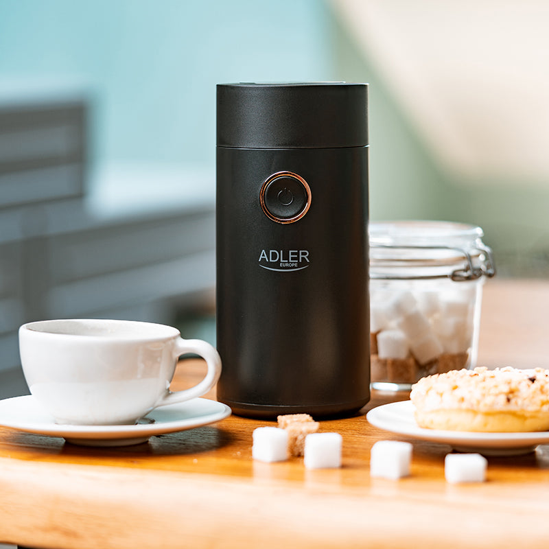 Rasnita Cafea Negru Auriu Adler AD 4446