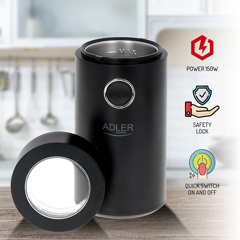 Rasnita Cafea Negru Adler AD 4446
