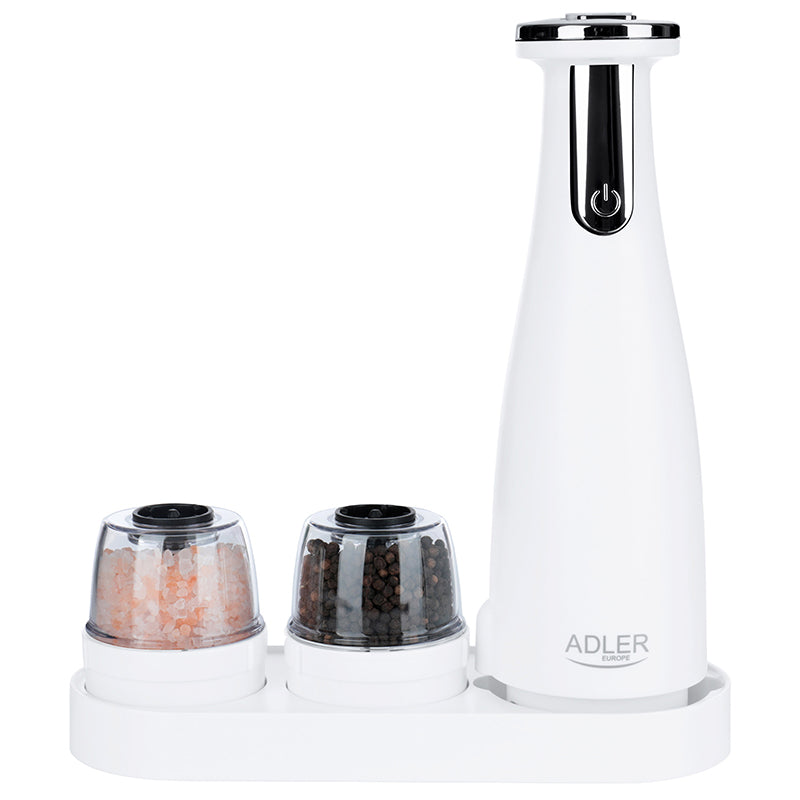 Set 3 Rasnite Condimente Alb Adler AD 4449W cu USB