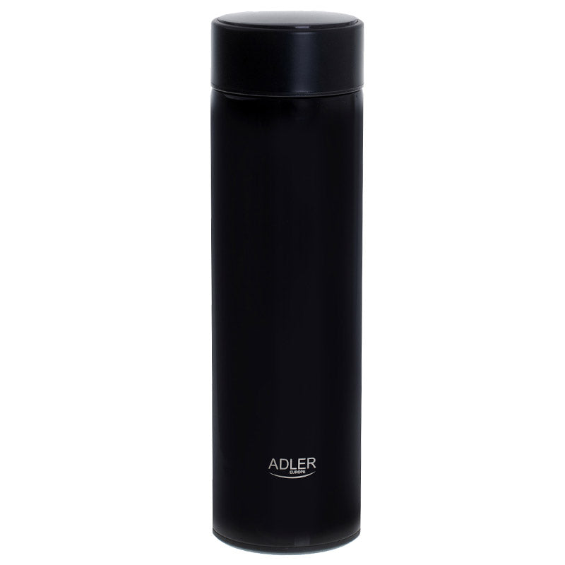 Termos cu afisaj Temperatura Negru Adler Ad 4506bk cu DAB+, afisaj LED, baterie reincarcabila si Rezistenta la Apa