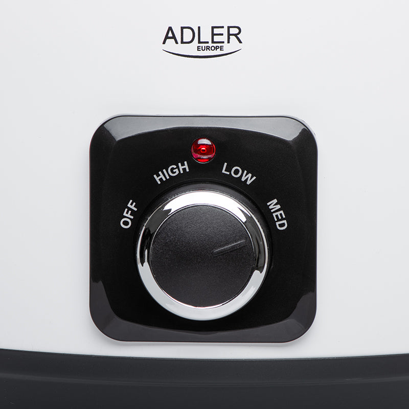 Slow Cooker 5.8l Alb Adler AD 6413 cu DAB+