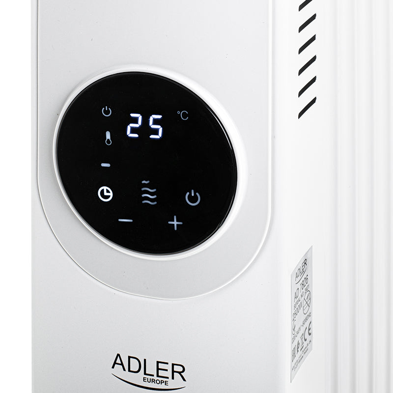 Radiator Ulei 13 Elementi 2500W Telecomanda Adler