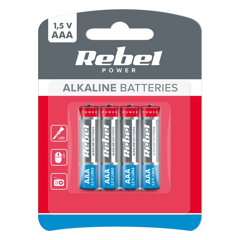 Baterie Alcalina Aaa Blister 4 Buc Bat 0060b cu baterie reincarcabila