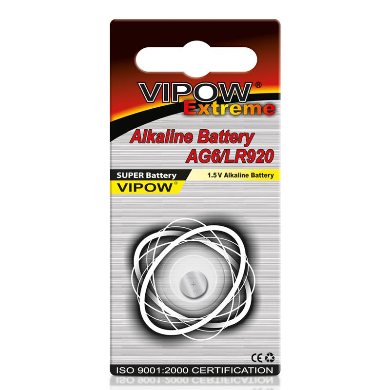 Baterie Vipow Extreme Ag6 1 Buc Blister Bat 0186 cu baterie reincarcabila