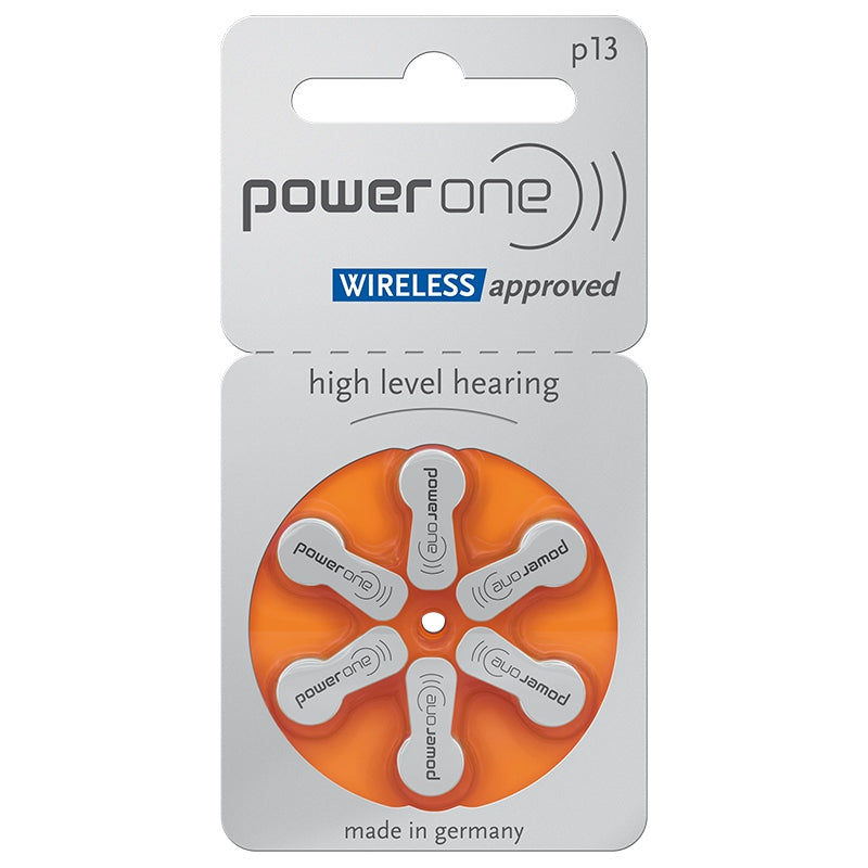 Baterii Auditive Power One Bl 6 Varta P 13 cu baterie 310 mAh