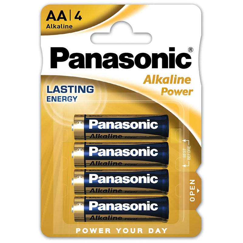 Baterie Alcalina Aa 4b Bl Panasonic Lr 06 cu baterie reincarcabila