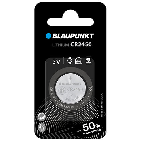 Baterie Litiu 1 Buc Blaupunkt CR 2450 cu baterie reincarcabila