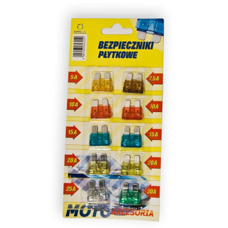 Set Sigurante Auto 5a-30a 10buc Bez 4006