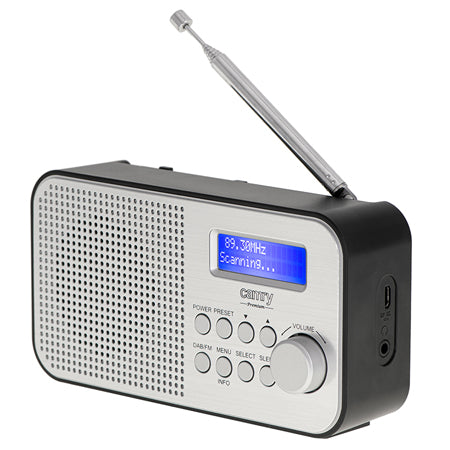 Radio cu ceas DAB+ Camry CR 1179 cu radio FM, alarma si afisaj LCD