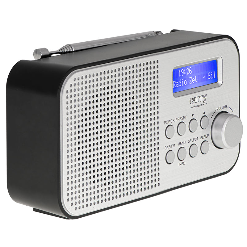 Radio cu ceas DAB+ Camry CR 1179 cu radio FM, alarma si afisaj LCD