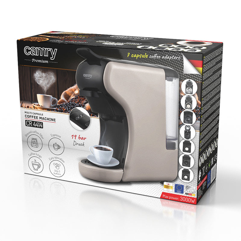 Espressor 19 BAR Multi Capsule CR 4414 Camry