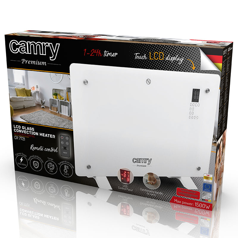 Convector Sticla cu Telecomanda Camry CR 7721