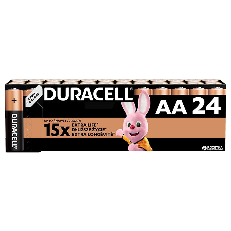 Baterie Alcalina Duracell Blister 24 Buc Lr 06 cu baterie reincarcabila