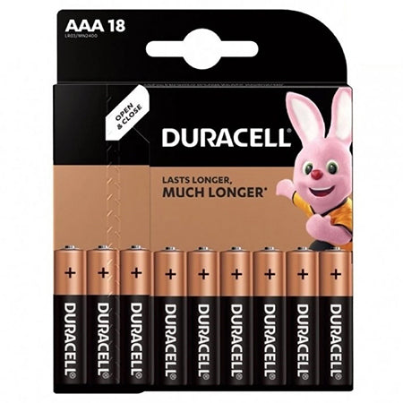 Baterie Alcalina Duracell Blister 18 Buc Lr 03 cu baterie reincarcabila