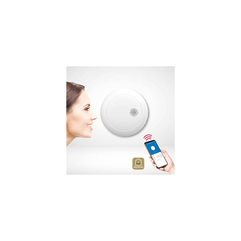 Senzor Smart Wi-fi Fum Caldura Isnatch cu alarma si Internet WiFi
