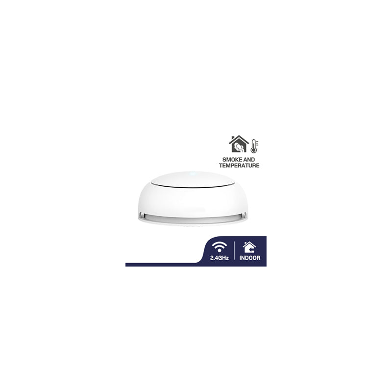 Senzor Smart Wi-fi Fum Caldura Isnatch cu alarma si Internet WiFi