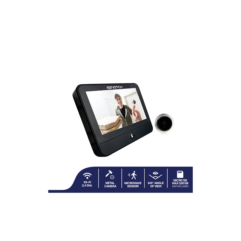 Vizor Smart Wi-fi Monitor 4.3 Inch Isnatch cu Internet WiFi, baterie 5000 mAh, USB si Card SD