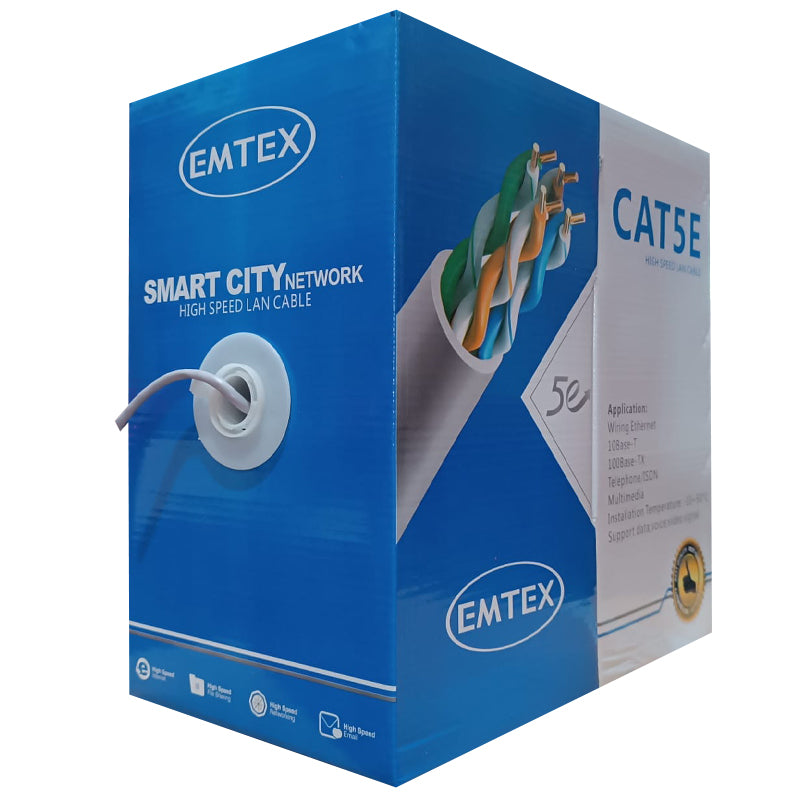 Cablu Utp Cat5e Cupru 25awg 305m Emtex