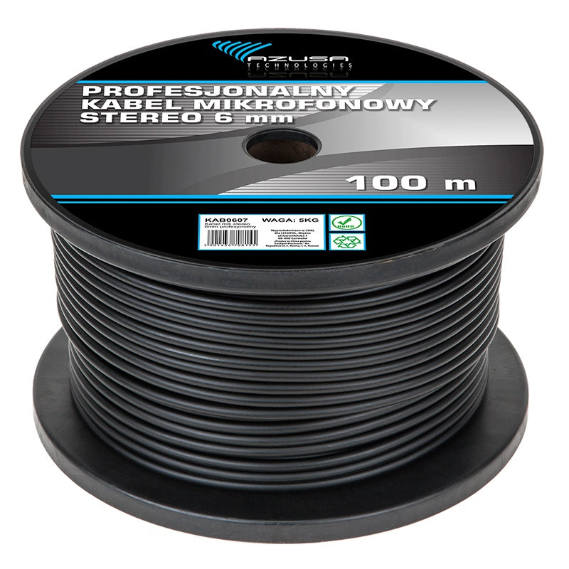 Cablu Microfon 6MM Stereo Prof.