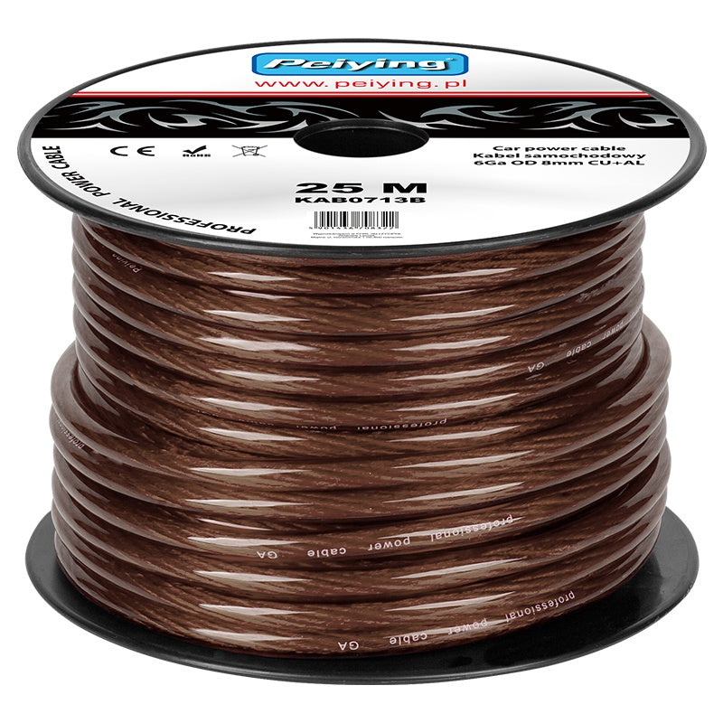 Cablu Putere cu-al 6ga (7.8mm 13.29mm2) 25m Kab 0713b