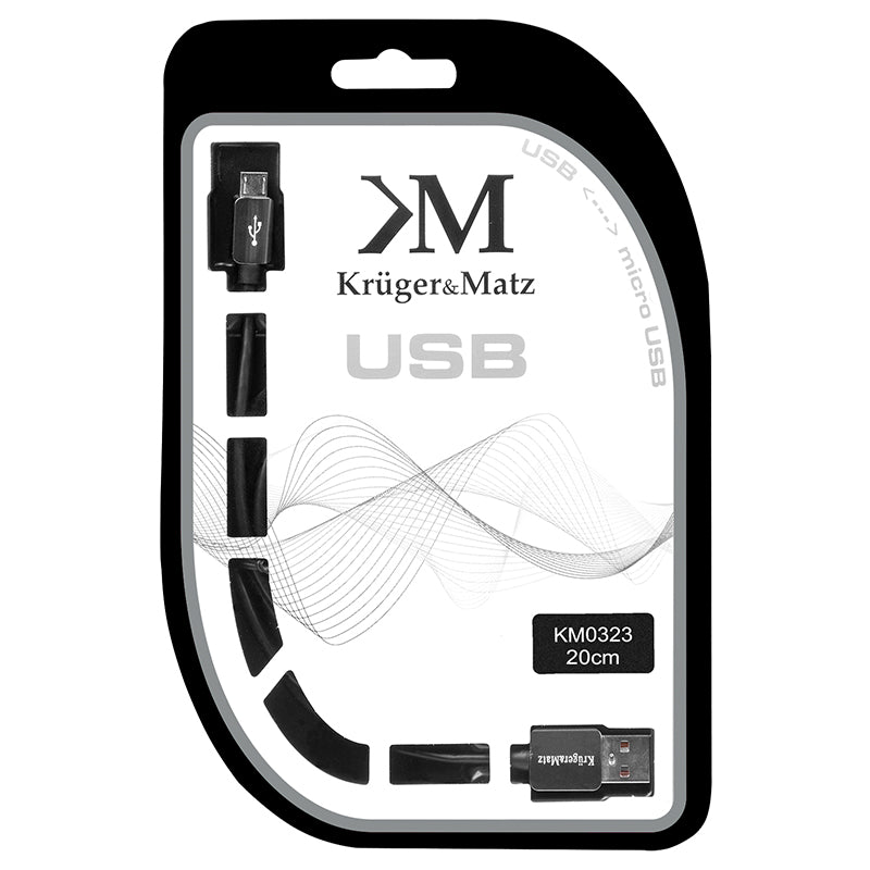 Cablu USB Tata-Micro USB Tata 0.2M Kruger&Matz