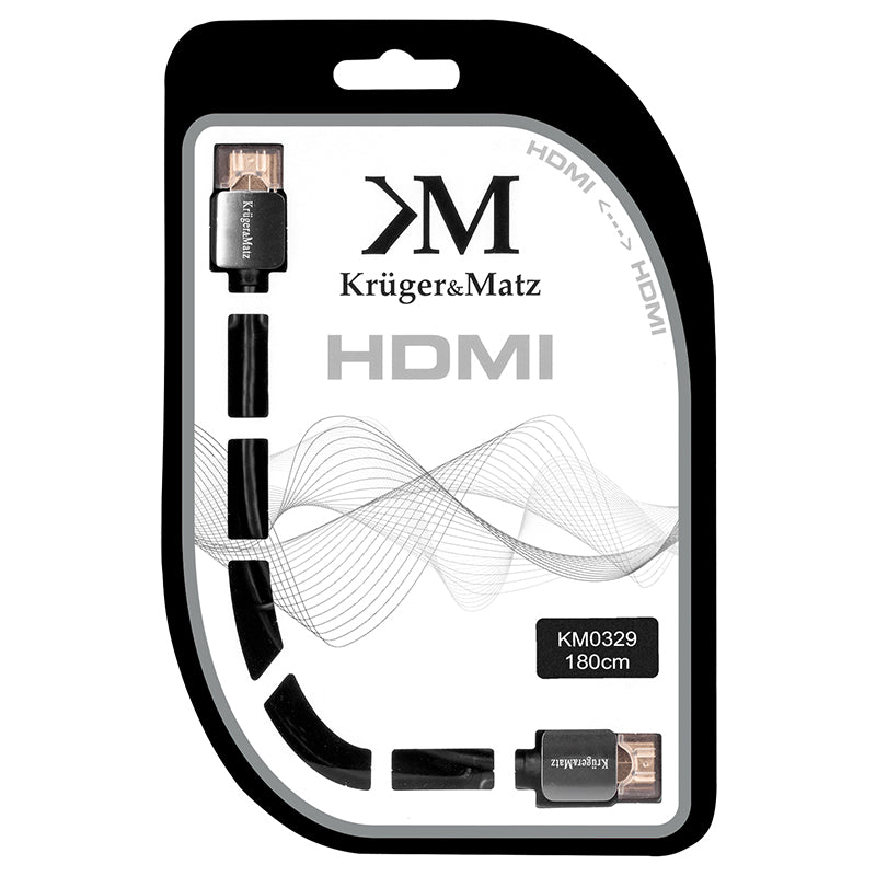 Cablu HDMI - HDMI 4K Uhd 1.8m Kruger Km 0329