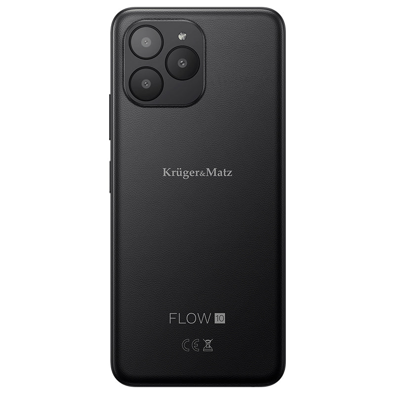 Smartphone Negru & Kruger Flow 10 cu Bluetooth, radio FM, Internet WiFi si baterie 4080 mAh