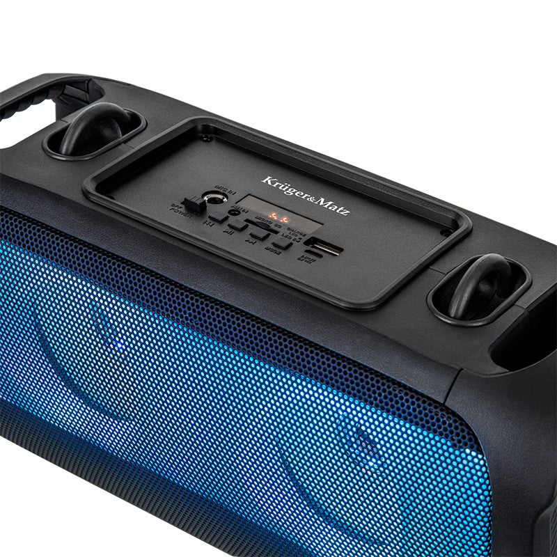 Boxa Portabila Music Box Go! & Kruger Km 0559 cu Bluetooth, radio FM, baterie 1800 mAh si AUX