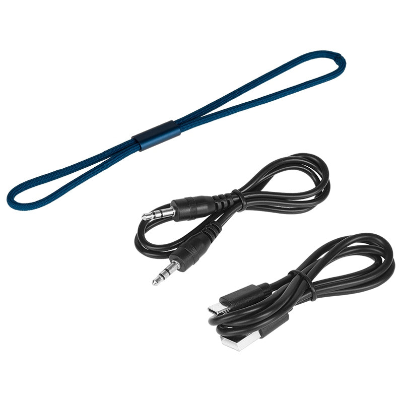 Boxa Portabila Street Albastru & Kruger Km 0564 cu Bluetooth, baterie 2000 mAh, AUX si USB