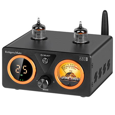 Amplificator Stereo Lampi 2x100w Pro & Kruger a 80 cu Bluetooth, AUX, USB si Telecomanda