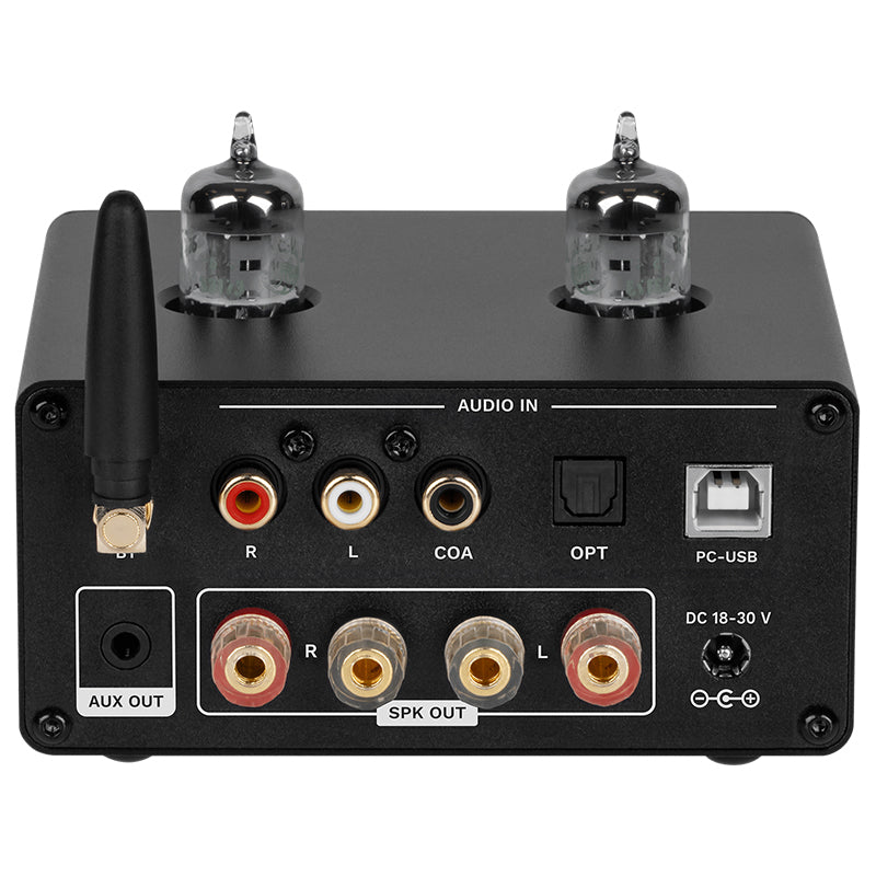 Amplificator Stereo Lampi 2x100w Pro & Kruger a 80 cu Bluetooth, AUX, USB si Telecomanda