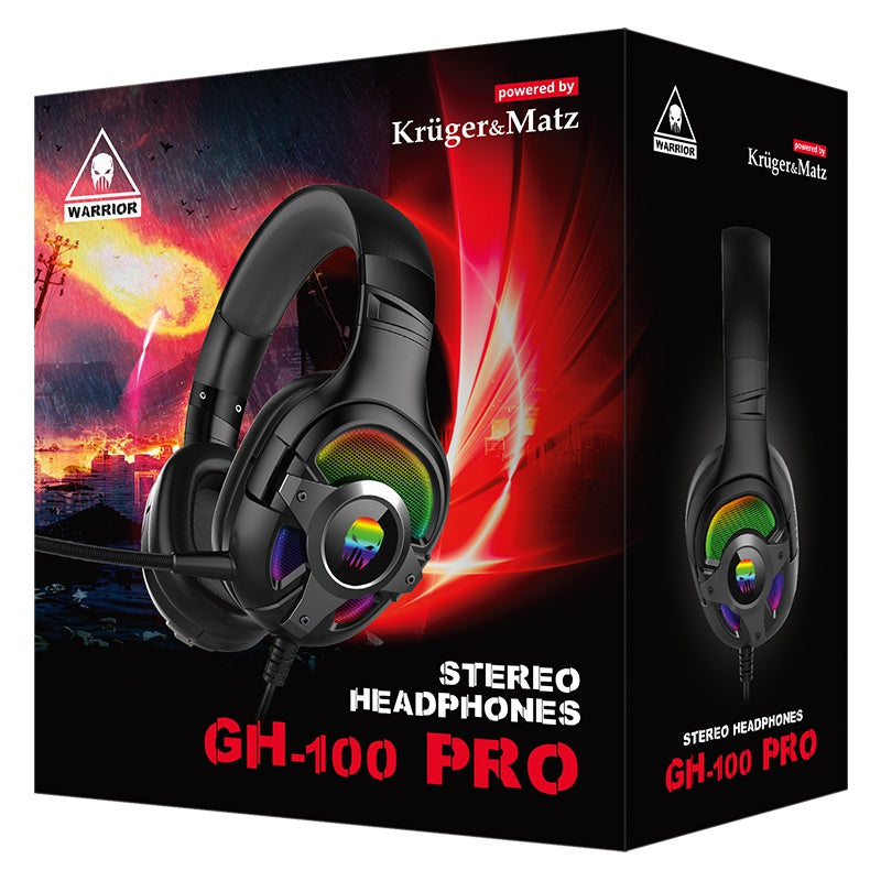 Casti Gaming Gh-100 Pro & Kruger Km 0660 cu USB