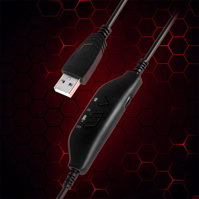 Casti Gaming Warrior Gh-50 & Kruger Km 0675 cu USB