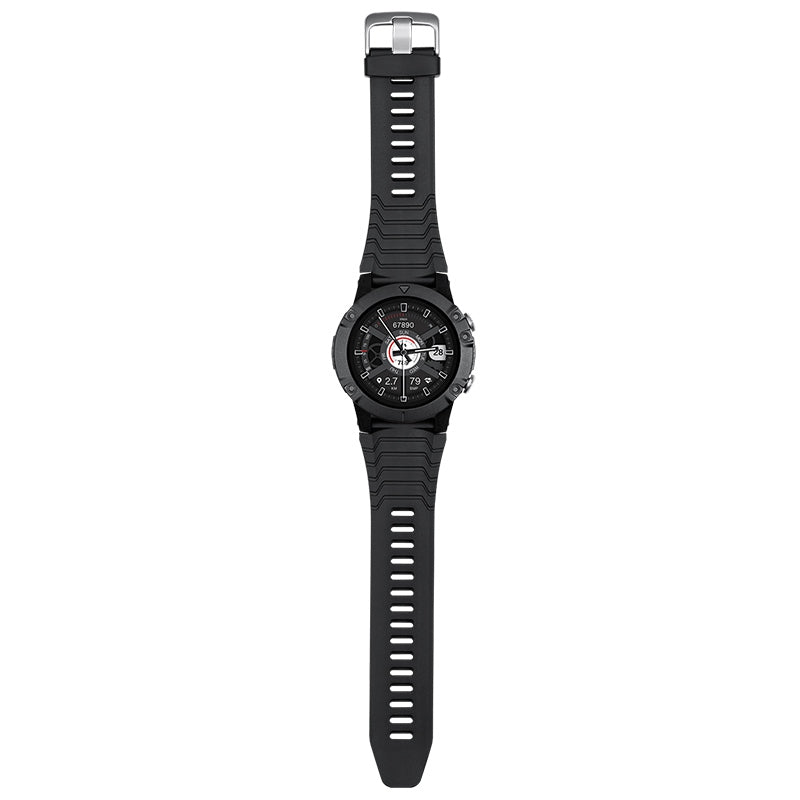 Smartwatch Activity Black GPS & Kruger Km 0720 cu Bluetooth, alarma si baterie 580 mAh