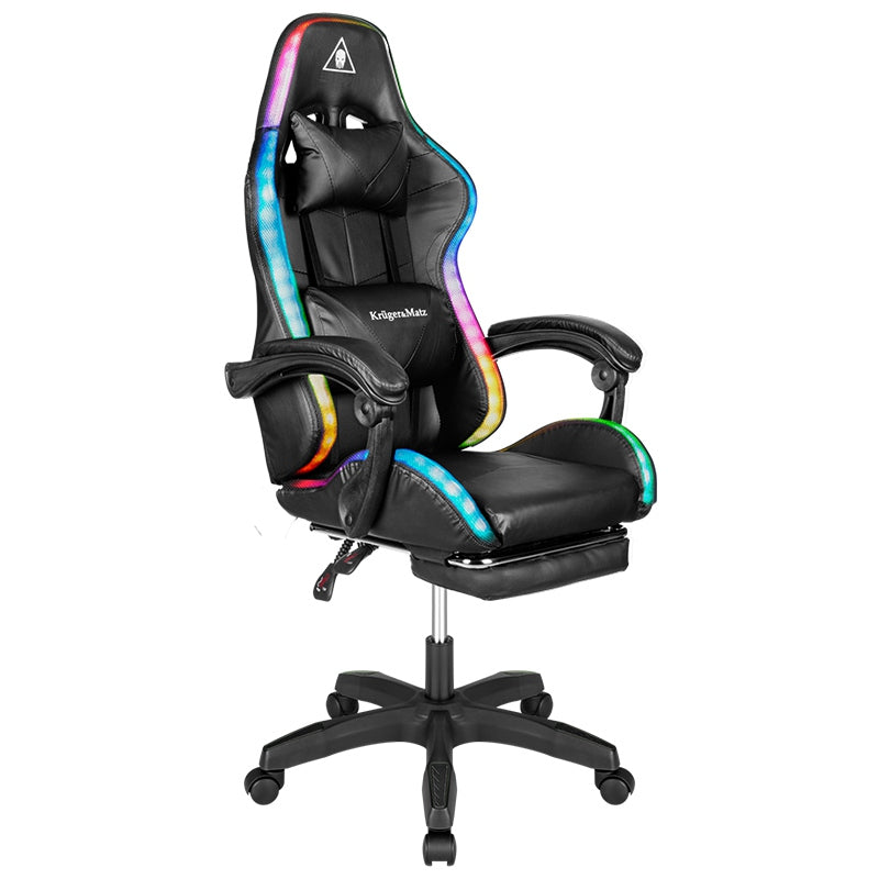 Scaun Gaming Gx-150 Negru LED & Kruger Km 0790-bled