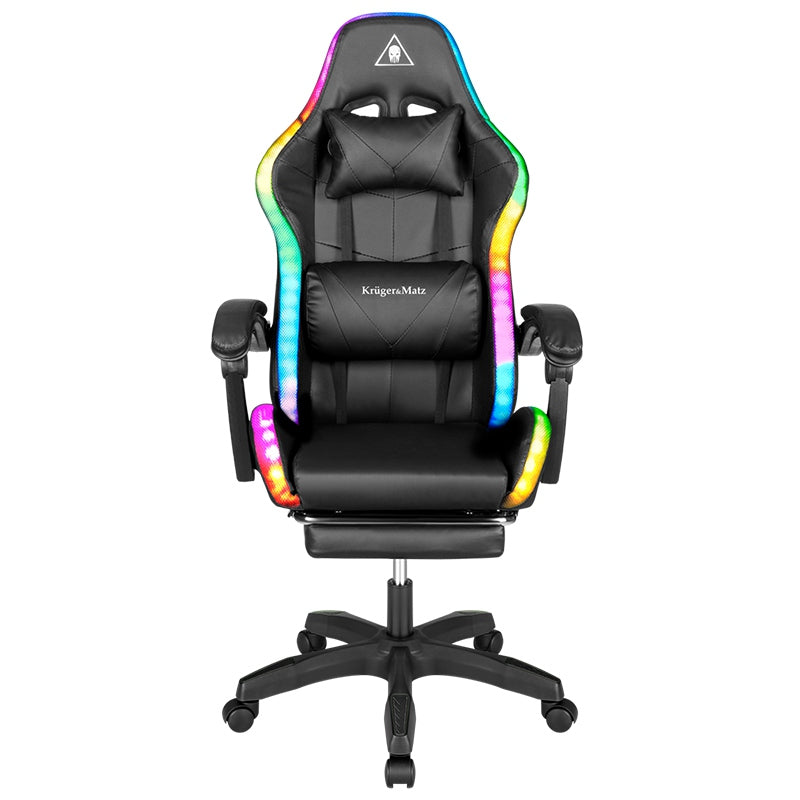 Scaun Gaming Gx-150 Negru LED & Kruger Km 0790-bled
