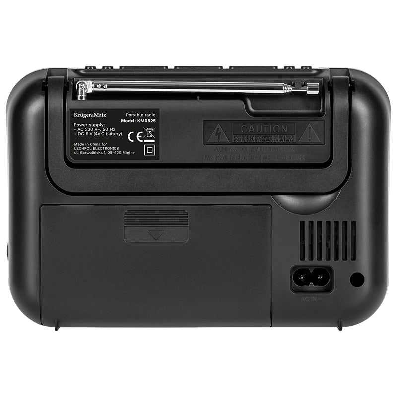 Radio Portabil cu alarma & Kruger Km 0825 cu radio FM